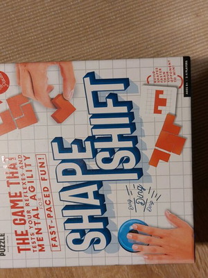Shape Shift game like new, educational with wooden blocks