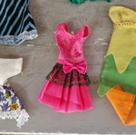 Doll clothes used, assorted set