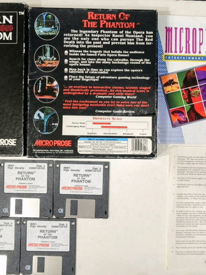 PC Return of the Phantom Big Box μεταχειρισμένο, περιπέτεια