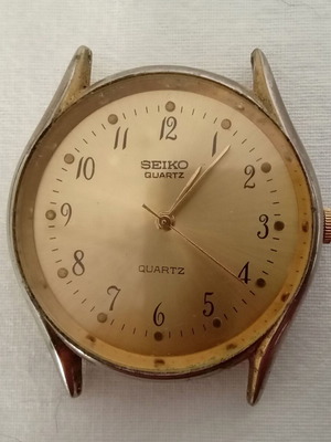 Seiko Quartz 1983 watch used, model 2020-5310, collectible dress watch