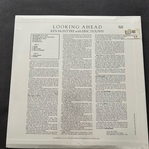 Looking Ahead LP Ken McIntyre, Eric Dolphy new, jazz