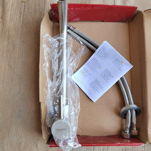 Acquanet Inox kitchen faucet new with installation accessories