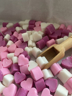 Wax melts καρδούλες 30 τεμάχια από φυτικό κερί καινούργιο
