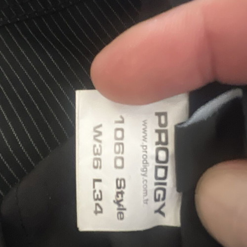 Prodigy slim five-pocket pants like new, black, size 36x34