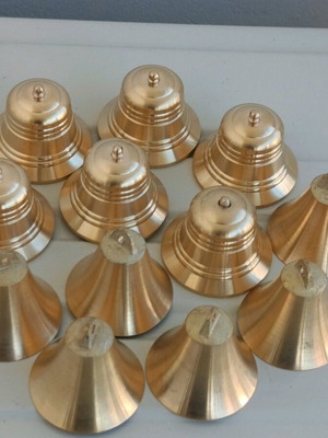 Bronze bells new, pack of 12, for goats and sheep