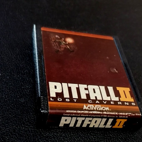 Pitfall 2 Atari 2600 cartridge, adventure game
