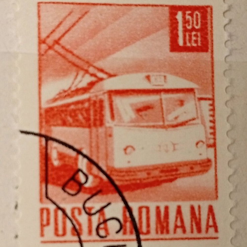 Romania stamps used, pack of 6