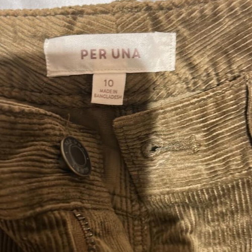 Marks & Spencer Per Una Corduroy Women's Pants Size 10 Brown Like New