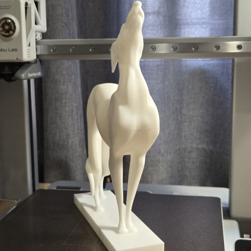 Friends Dog Statue 24 cm new, white color