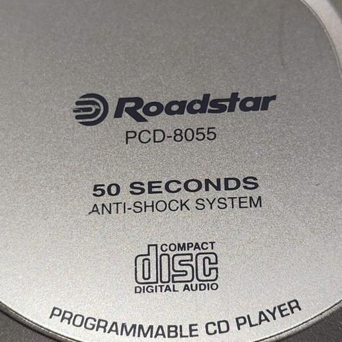 Roadstar PCD-8055 Vintage Portable CD Player Like New