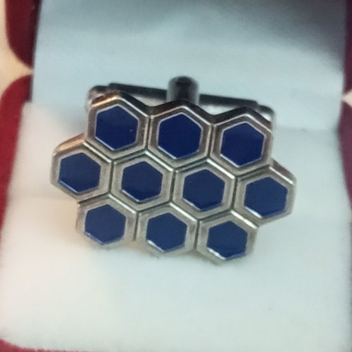 Zolotas 925 enamel cufflink