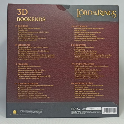 Lord of the Rings Argonath Statues 3D Bookends set new