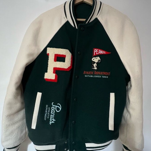 Zara Peanuts college jacket size M with normal minor wear