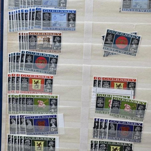 Stockbook A4 32 Pages with Guernsey Stamps like new