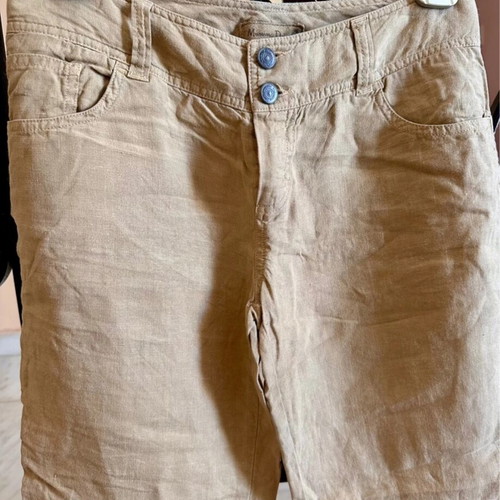 Massimo Dutti linen pants medium beige like new