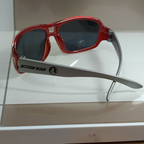 Action Man kids sunglasses new, for ages up to 7, silver and red