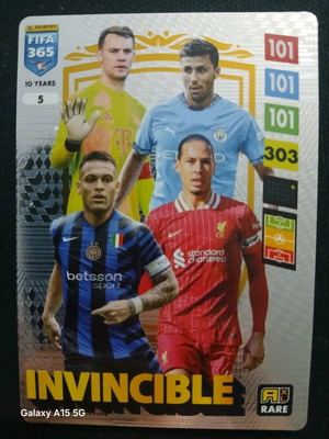 FIFA 365 Adrenalyn XL 2025 Panini σαν καινούργιο Invincible