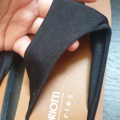Alexi Andriotti flat sandals like new, size 39, black and brown