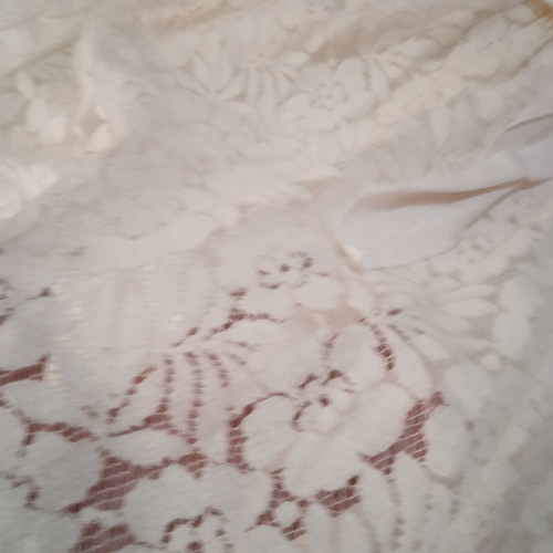 M&B Kid's Fashion Lace Dress like new, iridescent, size 14, white