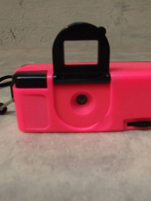 Vintage collectible toy camera from 1980s used