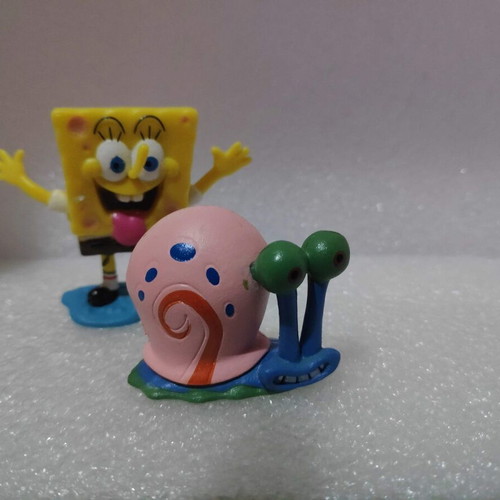 Spongebob Squarepants figure set like new, 8 collectible characters