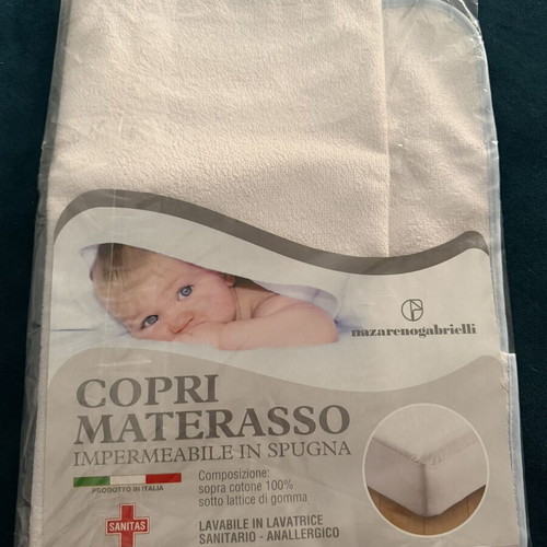 Nazareno Gabrielli Baby Mattress Waterproof Cover 70x100cm new