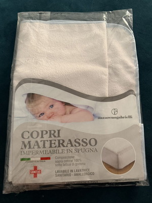 Nazareno Gabrielli Baby Mattress Waterproof Cover 70x100cm new