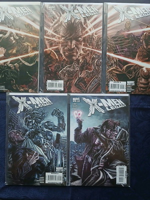 X-men Legacy issues 220-224 like new, complete storyline