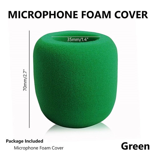 Microphone Windshield Sponge green new