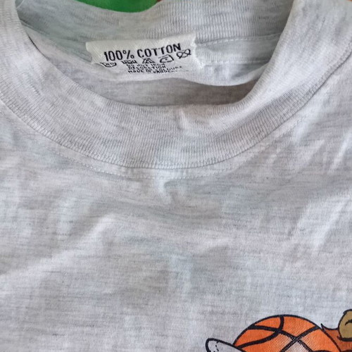 Olympiakos Basketball Collectible T Shirt used Nutmeg Mills 90s