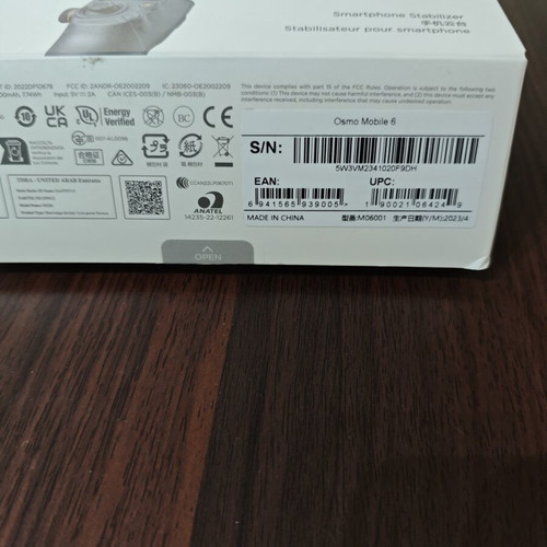 DJI Osmo Mobile 6 gimbal like new with accessories