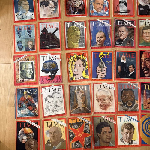 Time magazine vintage collection used, 49 issues from 60s and 70s