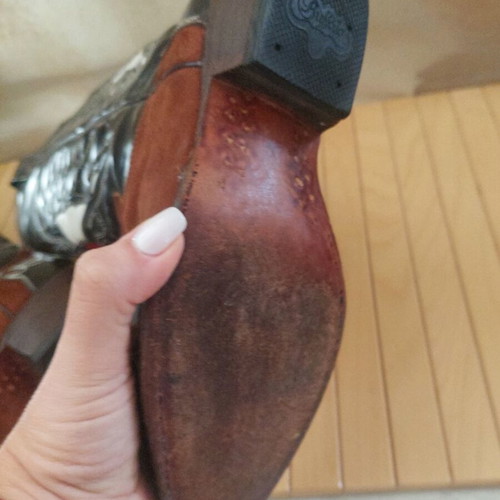 Buffalo Western Boots Flora like new, brown leather, size 38