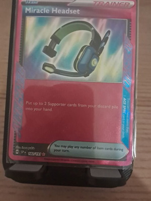 Miracle Headset Pokemon SSP card