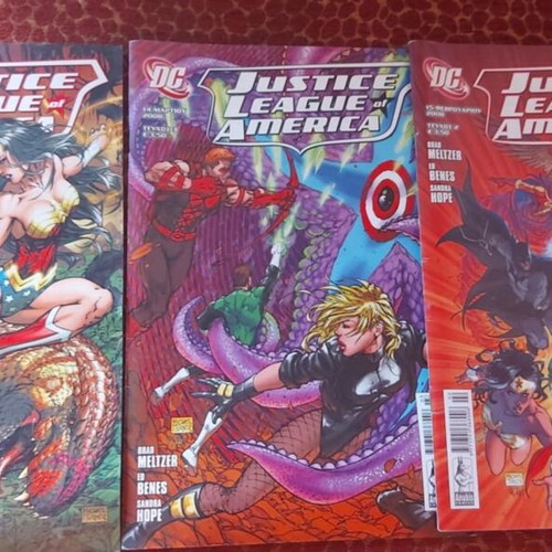 Justice League of America comics set of 3 like new