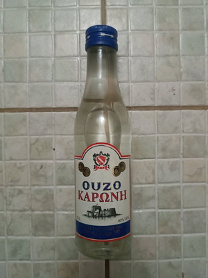 Ouzo Karonis new, sealed 200 ml bottle