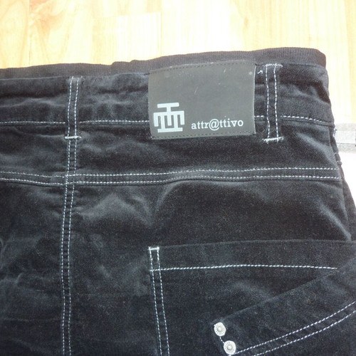 Velvet skirt black Attrattivo Large used