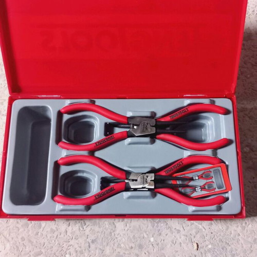 Teng Tools Set of 4 Circlip Pliers 7 Inch New