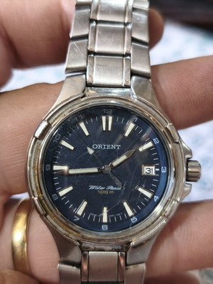 Orient vintage quartz watch used, water resistant 100m