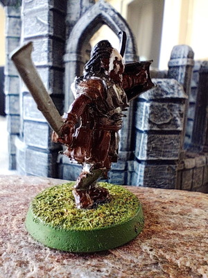 Lord of the Rings Lurtz Uruk-hai Captain metal miniature used
