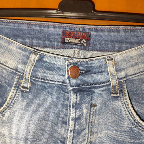 Back2Jeans men's jeans used, vintage with rips, size 30
