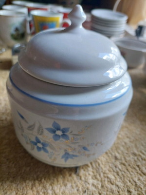 Limoges vintage 1960 fondantière used, porcelain