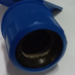 Drill accessory used, dust extractor attachment