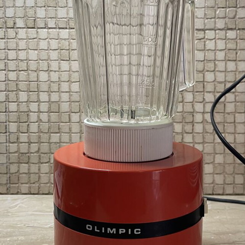 Vintage Olimpic Electric Blender 1970s with Glass Bowl 1L like new