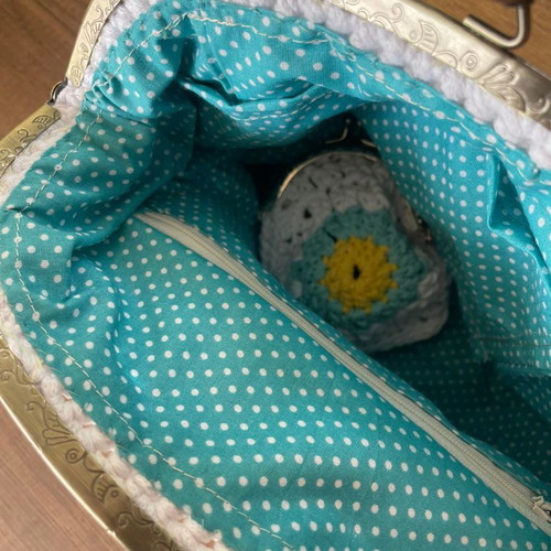 Crochet crossbody bag new with boho wallet