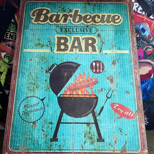 Barbecue Wall Decor like new, old school style