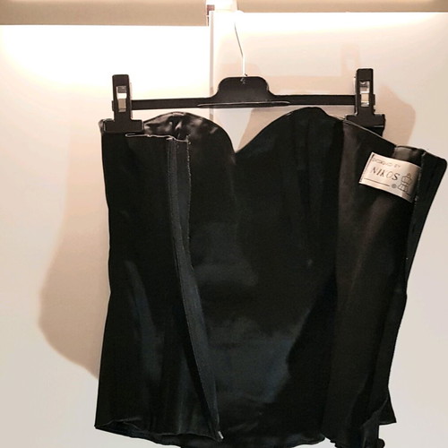 Silk corset black Small like new, Designed By Nikos