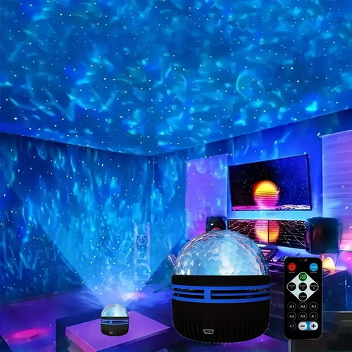 Led projector with impressive effects, new, USB powered with remote