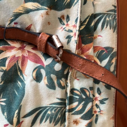 Achilleas Accessories large shoulder bag used, multicolor, leather straps