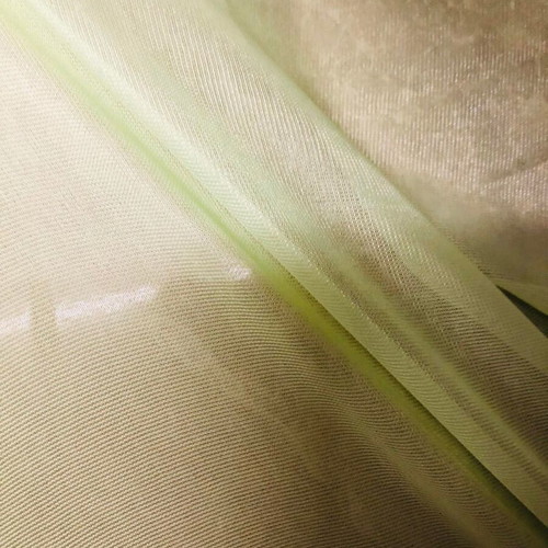 Light elastic lining fabric green 103x147 cm new